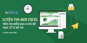 Luyện Thi Mos Excel trên 950 điểm qua 8 chủ đề thực tế từ đề thi